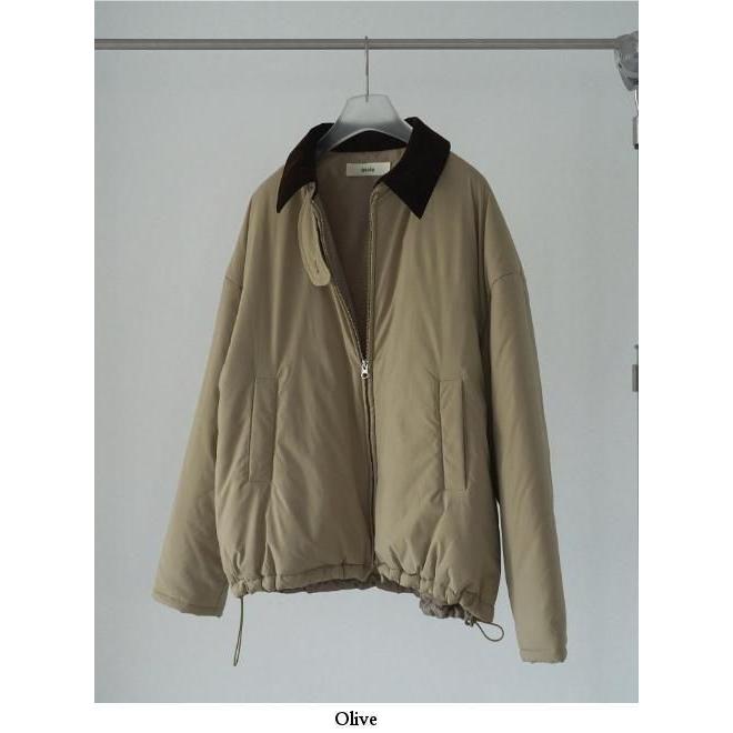 anuke（アンヌーク） ベロアカラーブルゾン Velour Collar Blouzon 