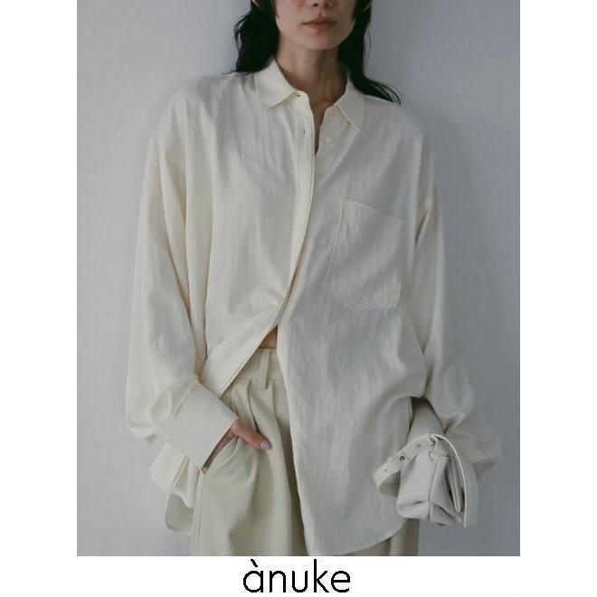 anuke（アンヌーク） (10%OFF~5/18) Stitch Over Shirts☆ 26春夏