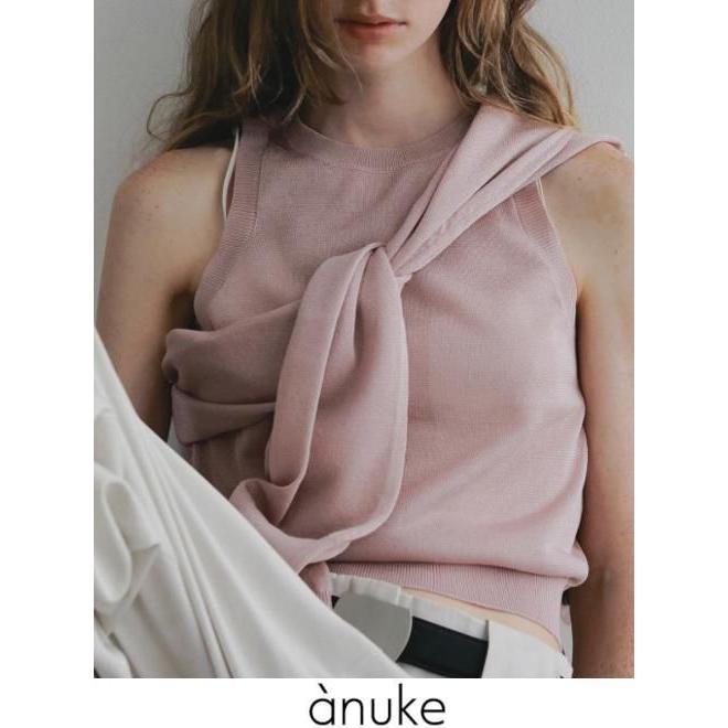 anuke（アンヌーク） Highgauge Sheer Tanktop☆ 26春夏 62610509