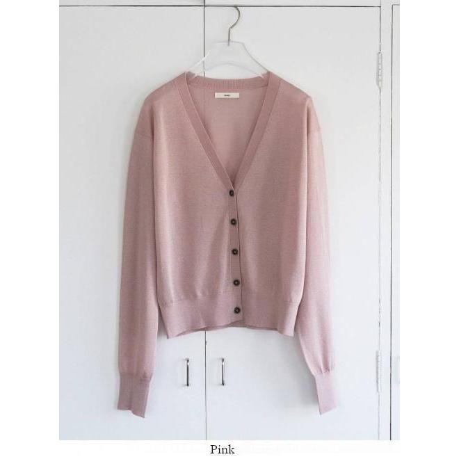 anuke（アンヌーク） Highgauge Sheer Cardigan☆ 26春夏 62610522