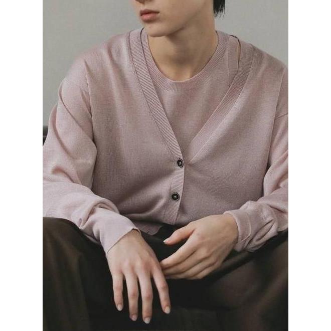 anuke（アンヌーク） Highgauge Sheer Cardigan☆ 26春夏 62610522