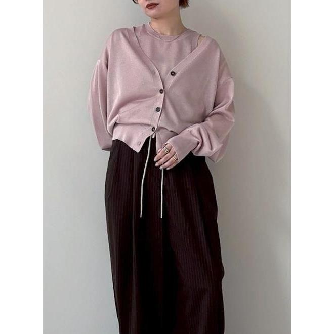 anuke（アンヌーク） Highgauge Sheer Cardigan☆ 26春夏 62610522