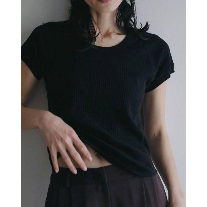anuke（アンヌーク） Vintage Rib Tops 26秋冬2 62610608 カットソー