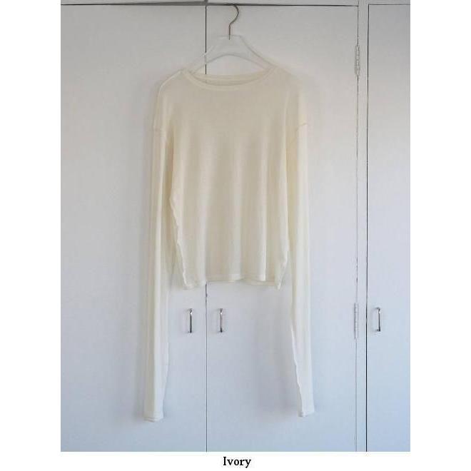 anuke（アンヌーク） Sheer Long T-Shirts 26春夏 62610624 : Hearty