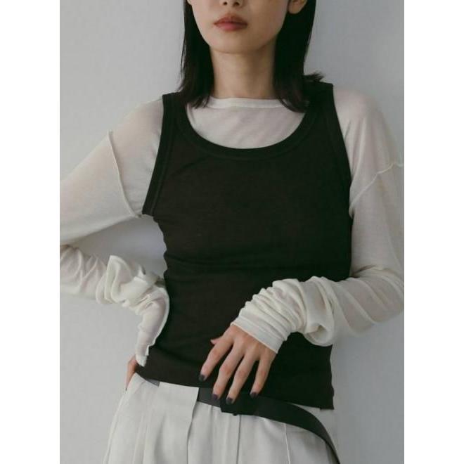 週末セール⭐︎新品 アンヌーク anuke Sheer Stripe Shirts SALE