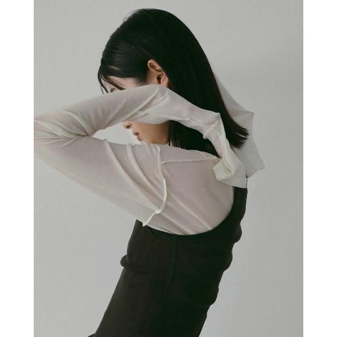 anuke（アンヌーク） Sheer Long T-Shirts 26春夏 62610624 : Hearty