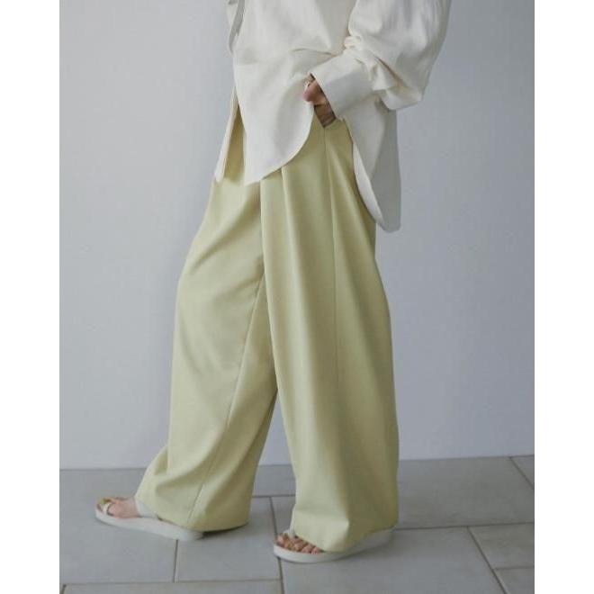 anuke（アンヌーク） Doubletuck Wide Pants☆ 26春夏予約 62610703