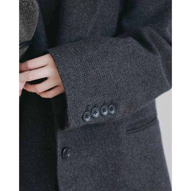 anukeアンヌーク Herringbone Wool Jacket anuke(アンヌーク) Herringbone Wool Jacket | サウスオレンジ｜メンズ