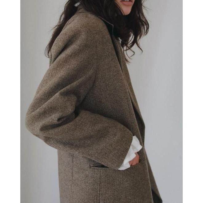 anuke（アンヌーク） Herringbone Wool Jacket☆ 26秋冬予約 62620104