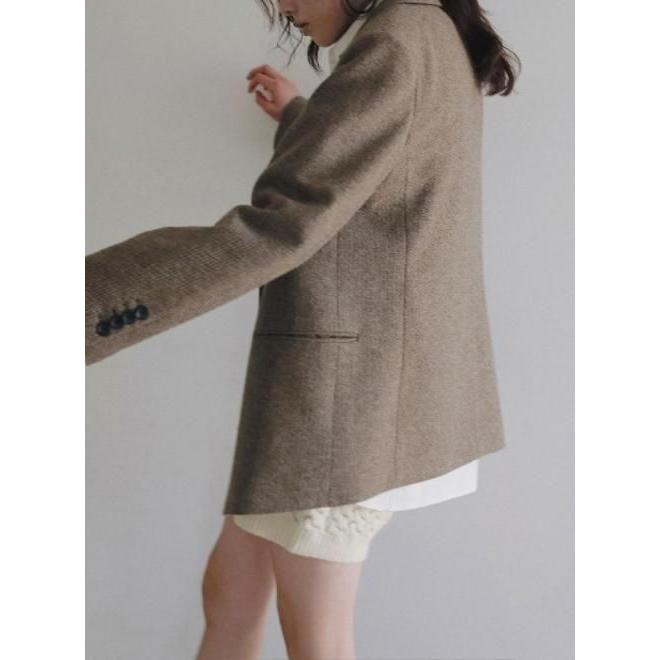 anuke（アンヌーク） Herringbone Wool Jacket☆ 26秋冬予約 62620104