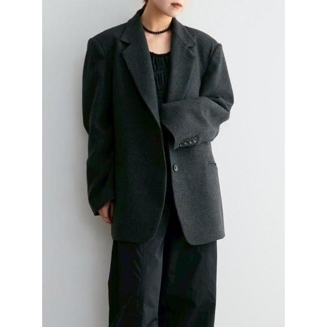 anuke（アンヌーク） Herringbone Wool Jacket☆ 26秋冬予約 62620104