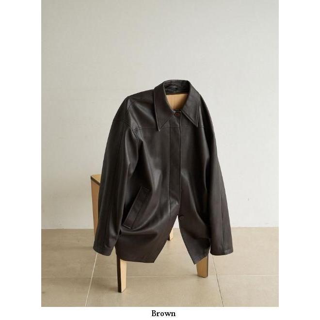 anuke（アンヌーク） (PT5倍~3/8) Ecoleather Over Jacket 26秋冬予約