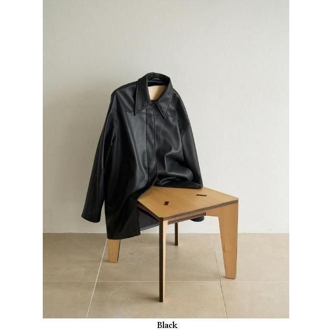 anuke（アンヌーク） (PT5倍~3/8) Ecoleather Over Jacket 26秋冬予約