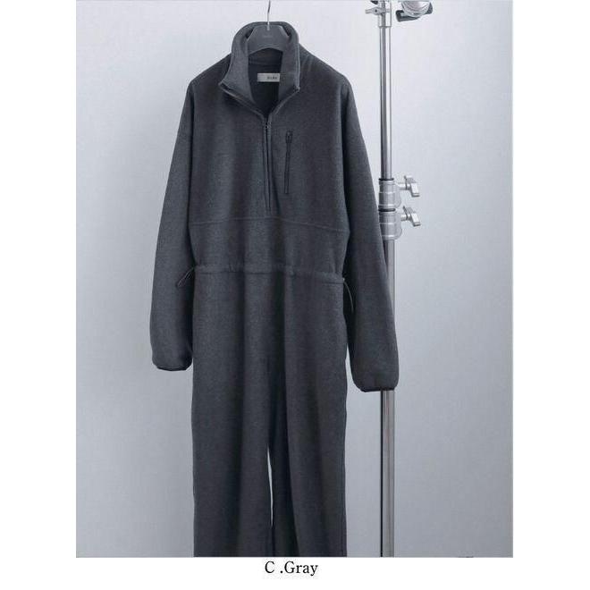 anuke（アンヌーク） フリースハーフジップコンビネゾン Fleece