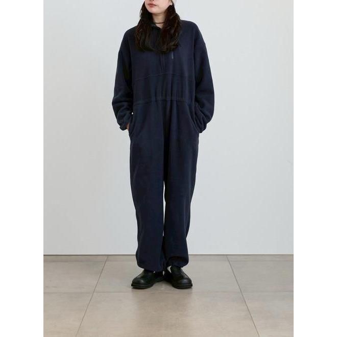 anuke（アンヌーク） フリースハーフジップコンビネゾン Fleece