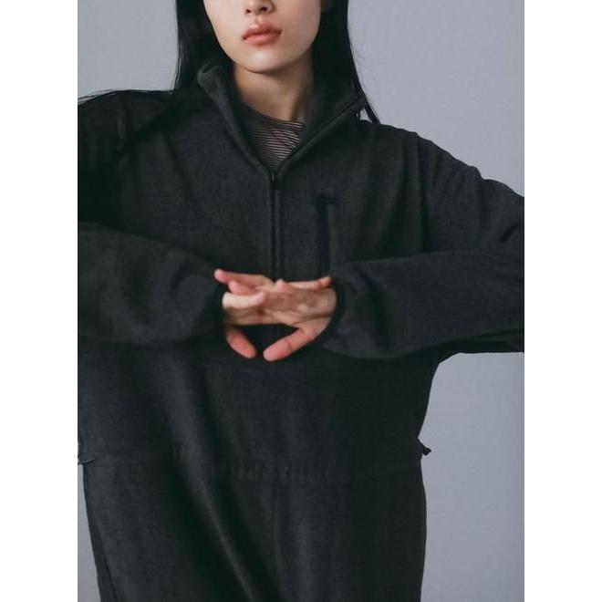 アヌエヌエ商品です anuke（アンヌーク） フリースハーフジップコンビネゾン Fleece