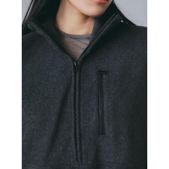 anuke（アンヌーク） フリースハーフジップコンビネゾン Fleece