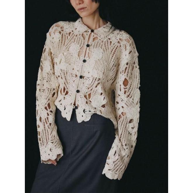 アンヌーク　anuke anuke（アンヌーク） Embroidery Over Shirts☆ 26秋冬予約 62620402
