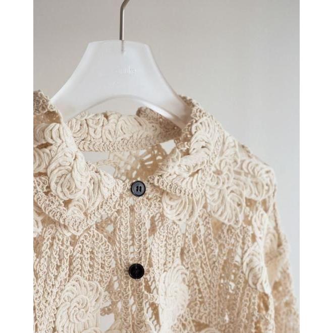 anuke（アンヌーク） 刺繍オーバーシャツ Embroidery Over Shirts