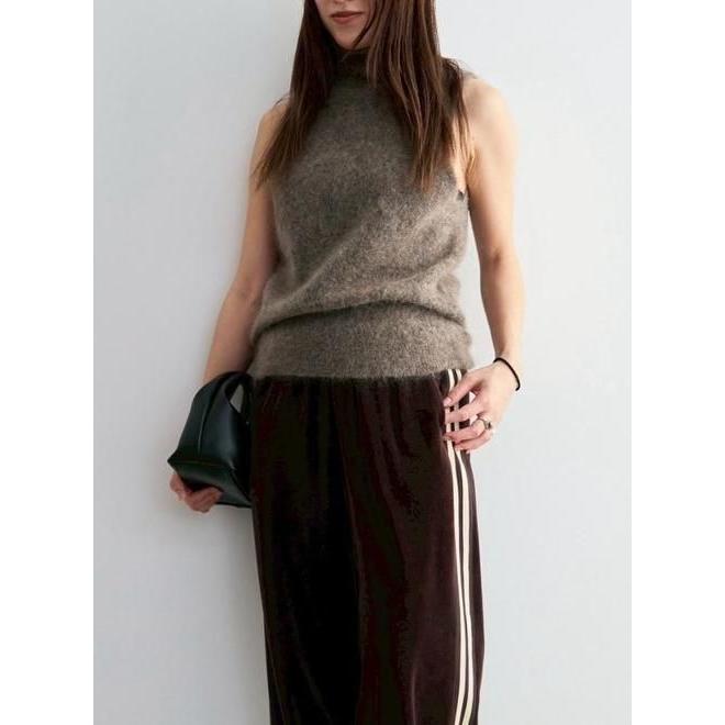 anuke ノースリーブ ニット トップス anuke（アンヌーク） ノースリーブモヘアニット Sleeveless Mohair