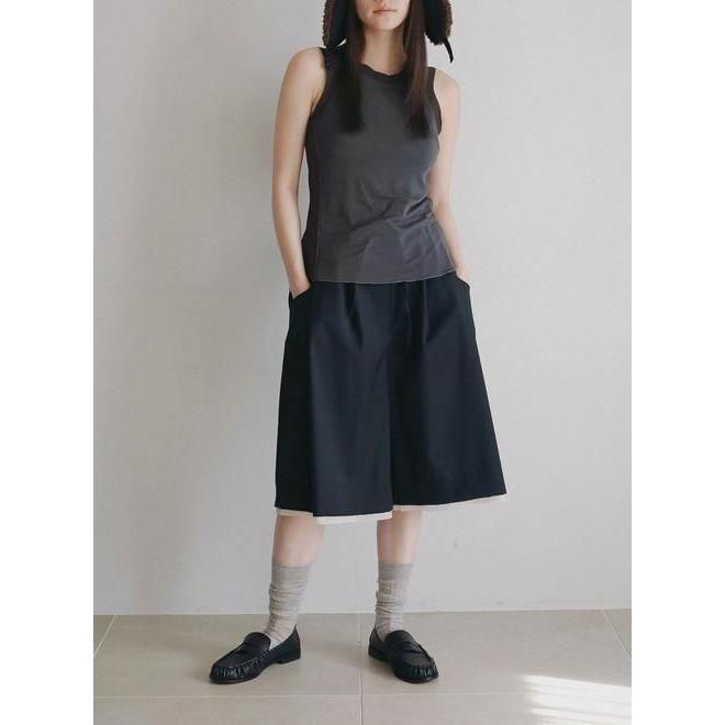 anuke（アンヌーク） ハイツイストハーフパンツ Hightwist Half Pants