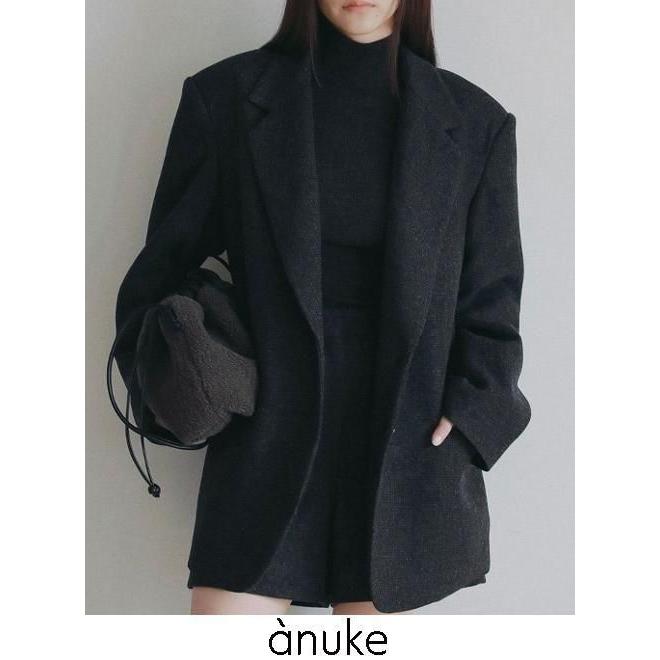 anuke（アンヌーク） ヘリンボーンショートパンツ Herringbone Short