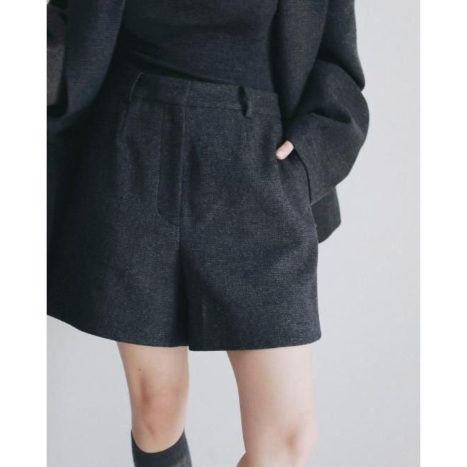 anuke（アンヌーク） ヘリンボーンショートパンツ Herringbone Short