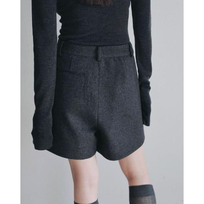 anuke（アンヌーク） Herringbone Short Pants 26秋冬予約 62620718