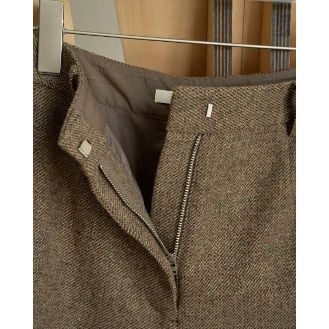 anuke（アンヌーク） Herringbone Short Pants 26秋冬予約 62620718