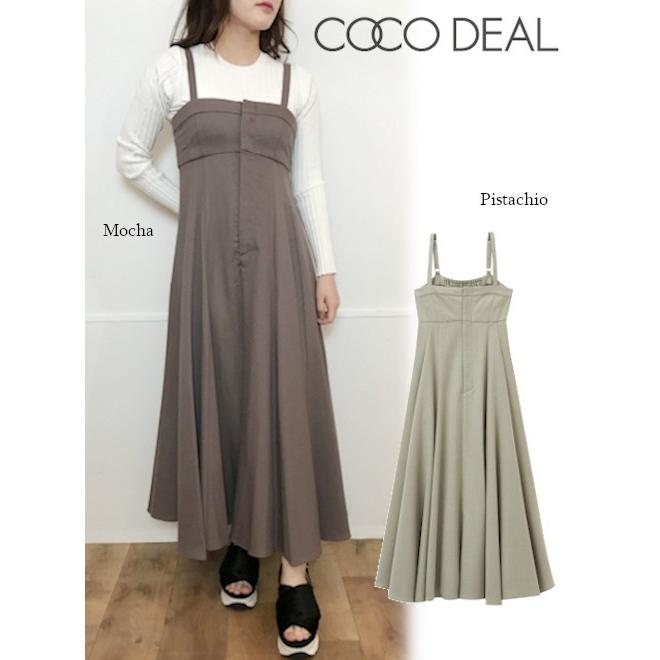 Cocodeal ココディール T Rコルセット風ベアキャミワンピース 春 マキシワンピース Hearty Select Yahoo店 通販 Yahoo ショッピング