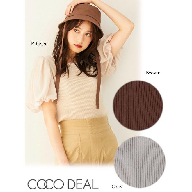 ファイナルセール40 Off Cocodeal ココディール バルーンスリーブニットトップス 21秋冬 ニットトップス Hearty Select Yahoo店 通販 Yahoo ショッピング