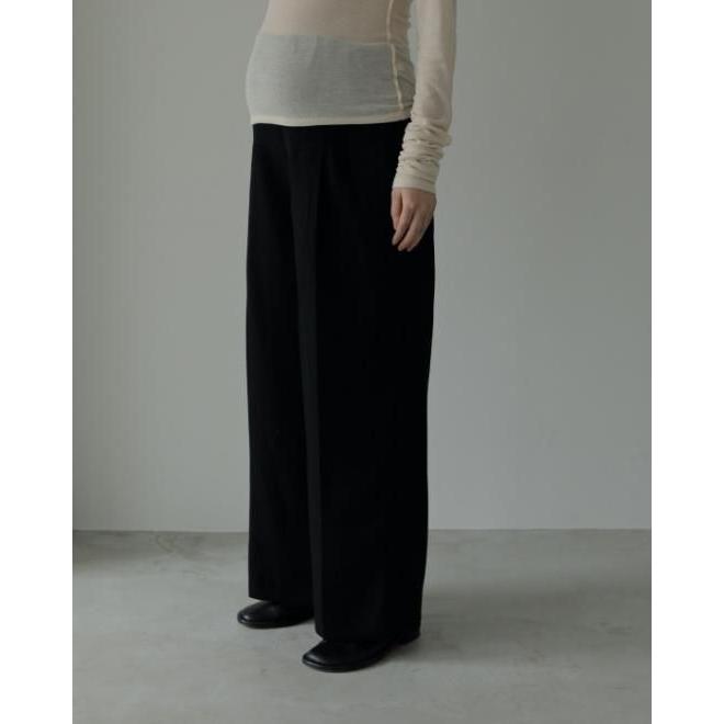anuke アンヌーク 'Reha. Tuck Wide Pants'' 25春夏予約
