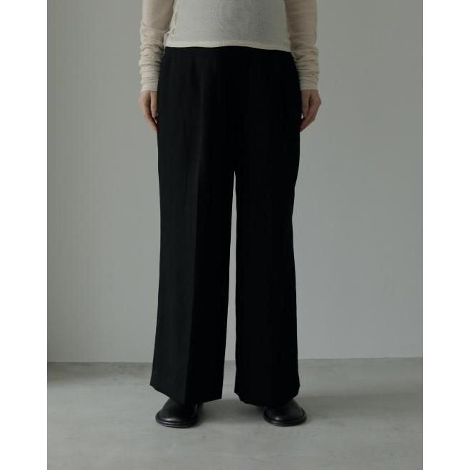 anuke（アンヌーク） (PT5倍~3/8) 'Reha. Tuck Wide Pants'' 26秋冬