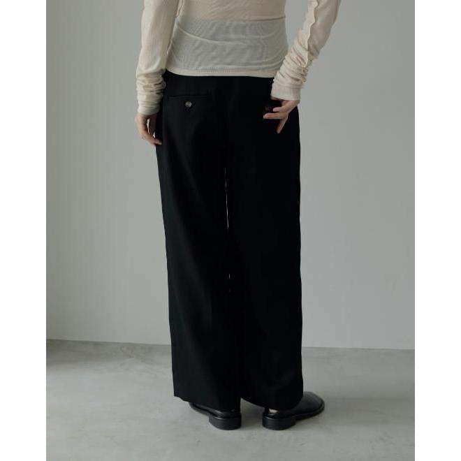 anuke（アンヌーク） (PT5倍~3/8) 'Reha. Tuck Wide Pants'' 26秋冬