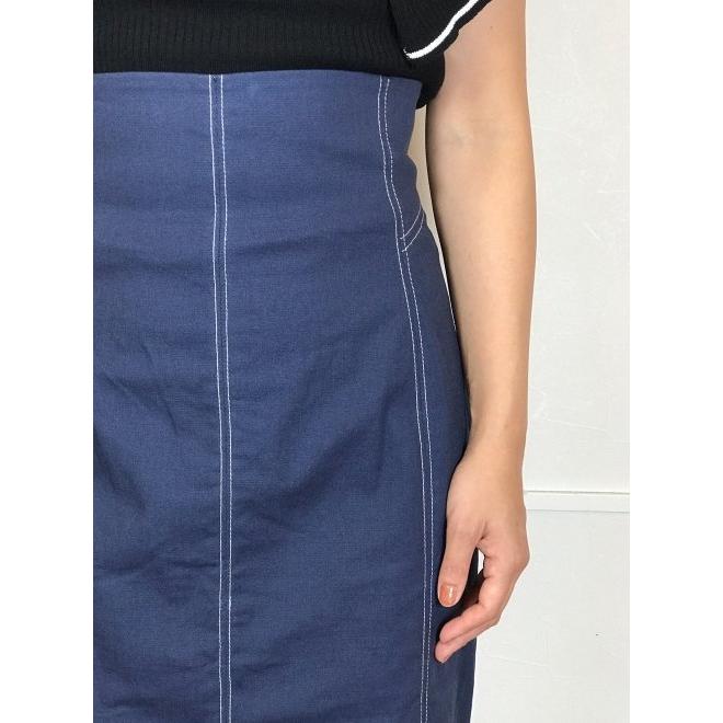 ココディール（COCO DEAL） 配色ステッチタイトスカート 22秋冬