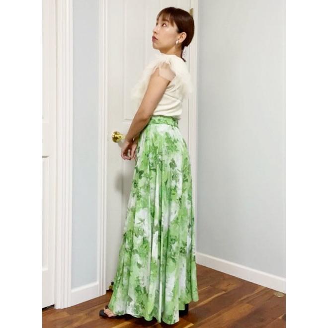 ココディール COCODEAL/ アートフラワープリントサーキュラー