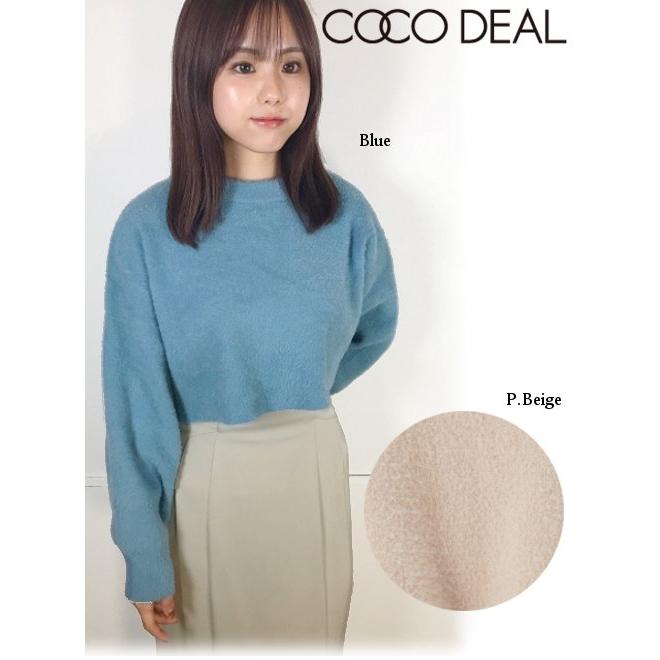 ココディール / COCODEAL 総針フェザーショートニット 22秋冬 ココディール / COCODEAL 総針フェザーショートニット 22秋冬