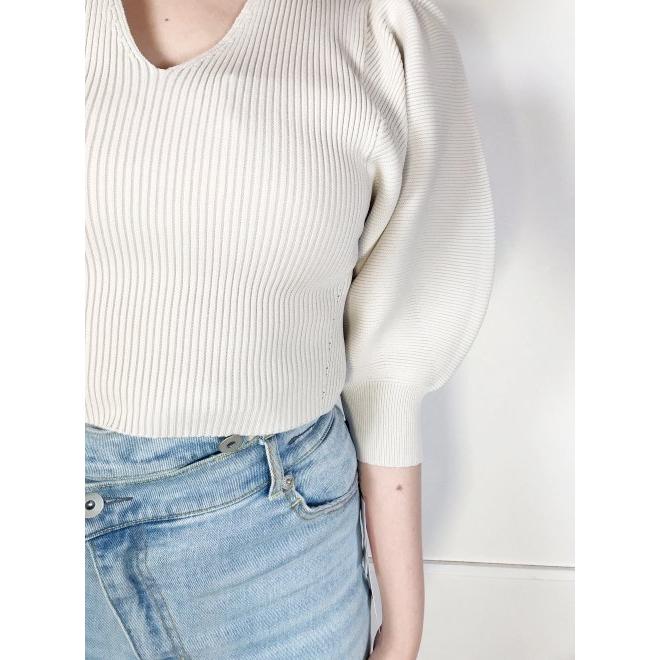 cocodeal パフスリーブショートリブニット COCODEAL☆ パフスリーブショートリブニット | English rosaのBLOG