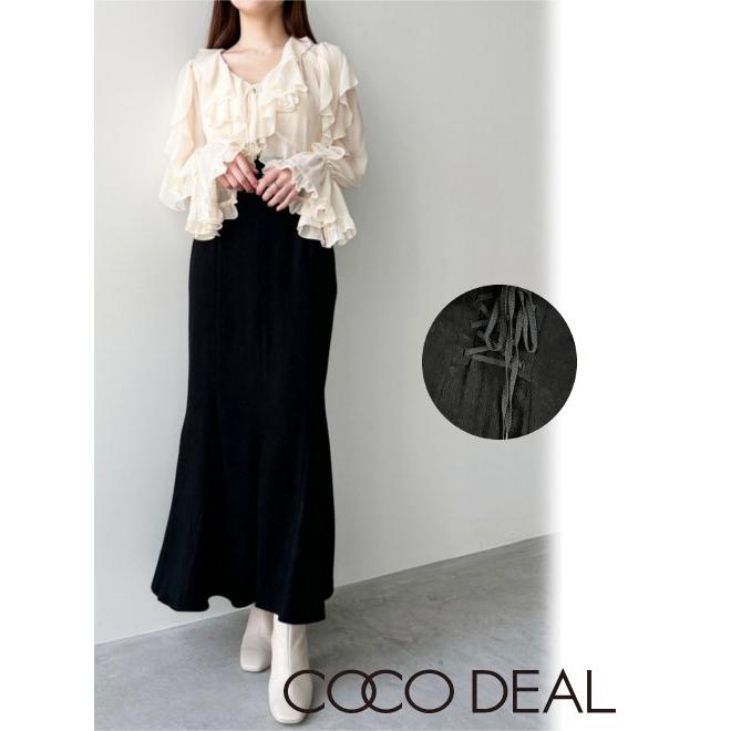 COCO DEAL ココディール　マーメイドスカート　スカート　美品　黒　S ココディール COCODEAL ニットコルセットマーメイドスカート 23