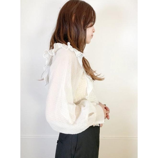 ココディール（COCO DEAL） セール50%OFF! シアーチェックフリル