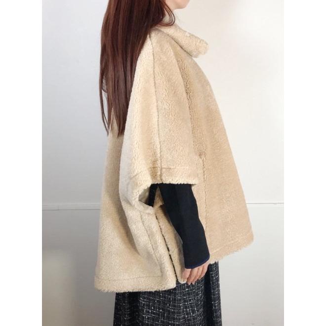 ココディール (プレセール30%OFF) COCODEAL / ボアケープコート ココディール (プレセール30%OFF) COCODEAL / ボアケープコート