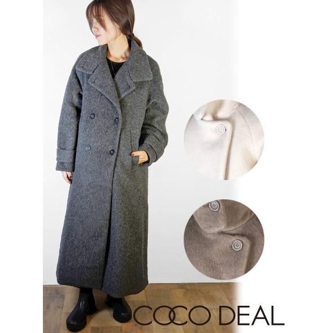 ココディール COCODEAL / シャギースタンドカラーコート 23秋冬 ココディール COCODEAL / シャギースタンドカラーコート 23秋冬