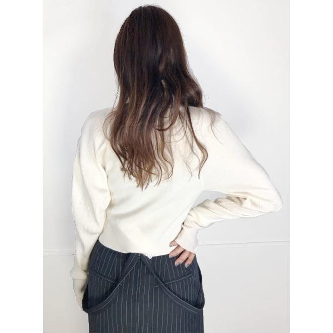 ココディール（COCO DEAL） セール50%OFF! シアースリーブハーフZIP
