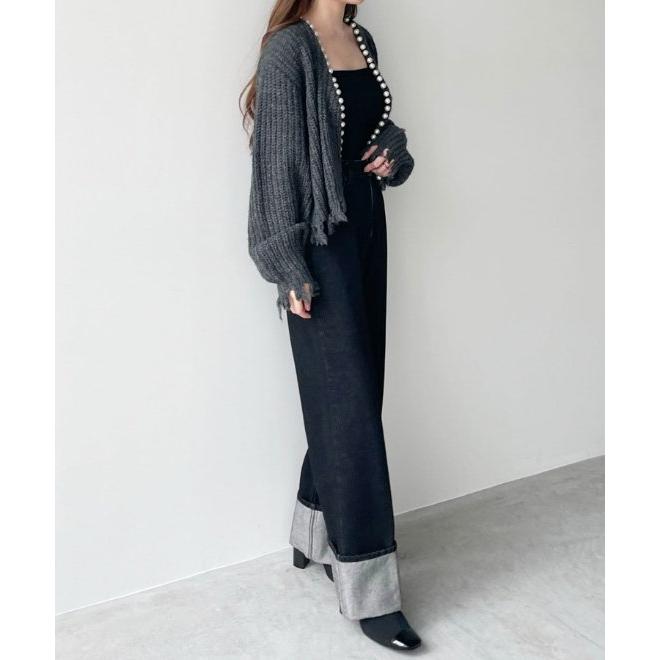 ココディール（COCO DEAL） セール50%OFF! パールニットカーディガン