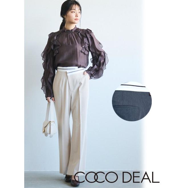 ココディール (セール30%OFF) COCODEAL/ リメイクウエストフレア ココディール (セール30%OFF) COCODEAL/ リメイクウエストフレア