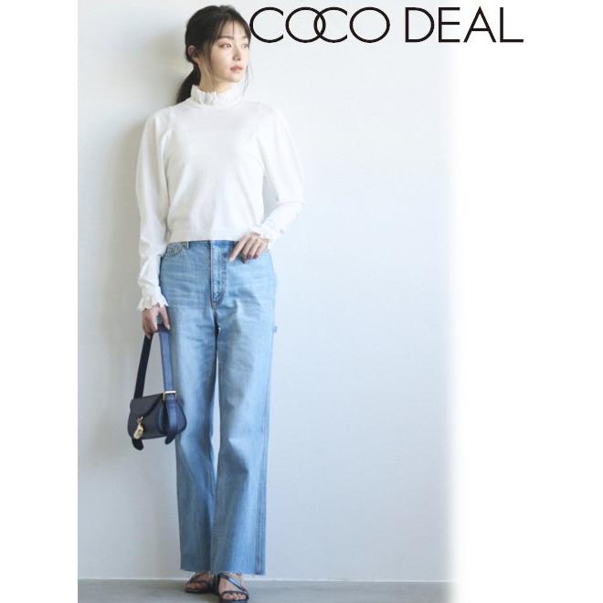 ココディール（COCO DEAL） (セール30%OFF) ペインターデニムパンツ 24