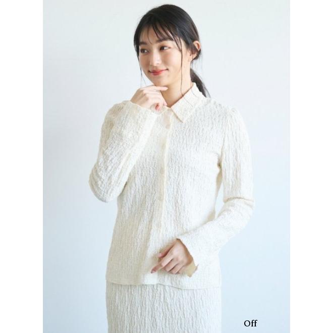 ココディール（COCO DEAL） (セール40%OFF) カットジャカードシャツ