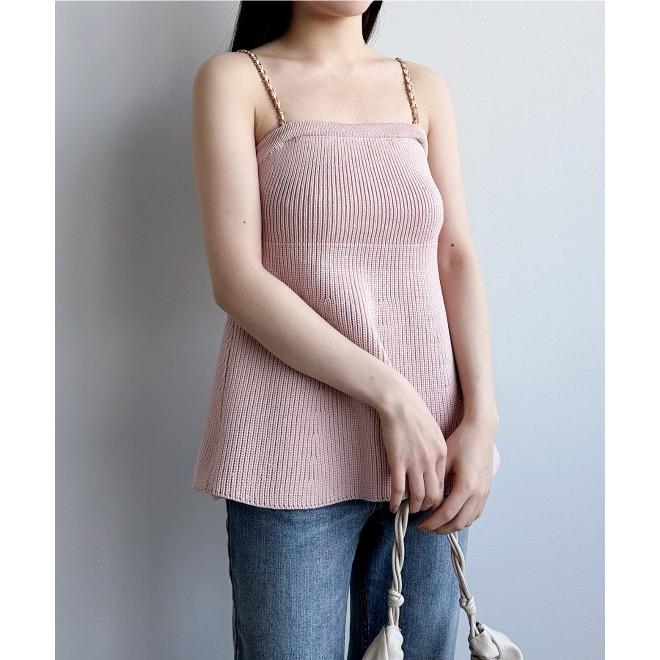 ココディール COCODEAL / ペプラムニットキャミソール 24春夏 ココディール COCODEAL / ペプラムニットキャミソール 24春夏