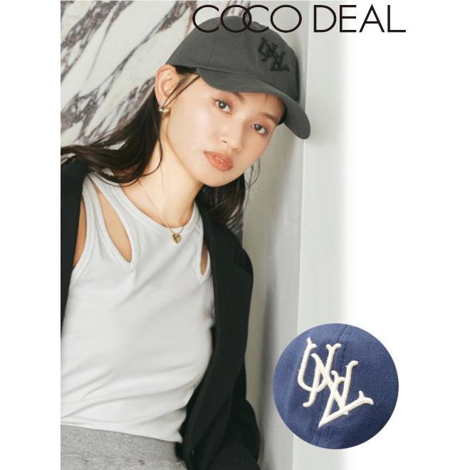 ココディール (セール30%OFF) COCODEAL UNV刺繍キャップ 24春夏