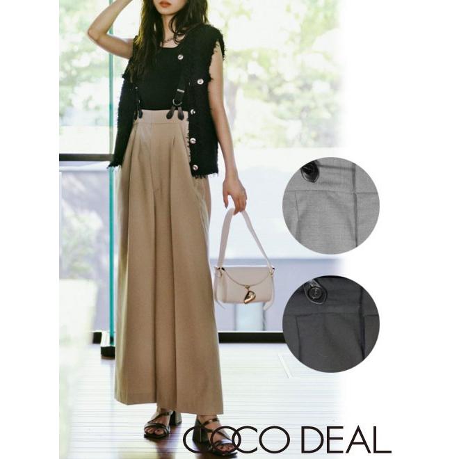 ココディール（COCO DEAL） (セール40%OFF) サスペンダー付きタック